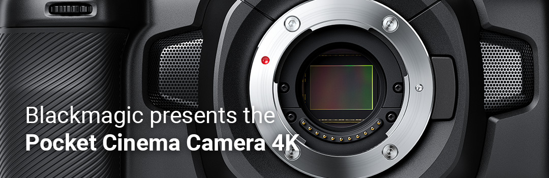 Blackmagic Design presents the Pocket Cinema Camera 4K